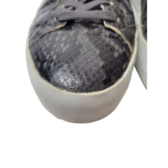 All Saints Womens python snake print sneaker leather  low top Euro 41 - Picture 9 of 9